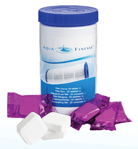 AquaFinesse® Filter Cleaner voor hottub/spa (20 tabletten per verpakking)
